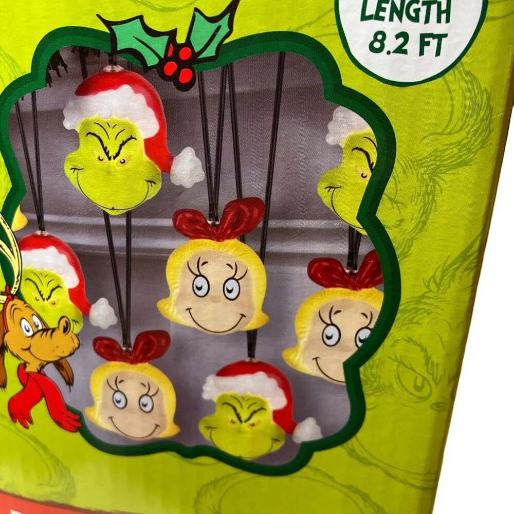 The Grinch & Cindy-lou Holiday Light String